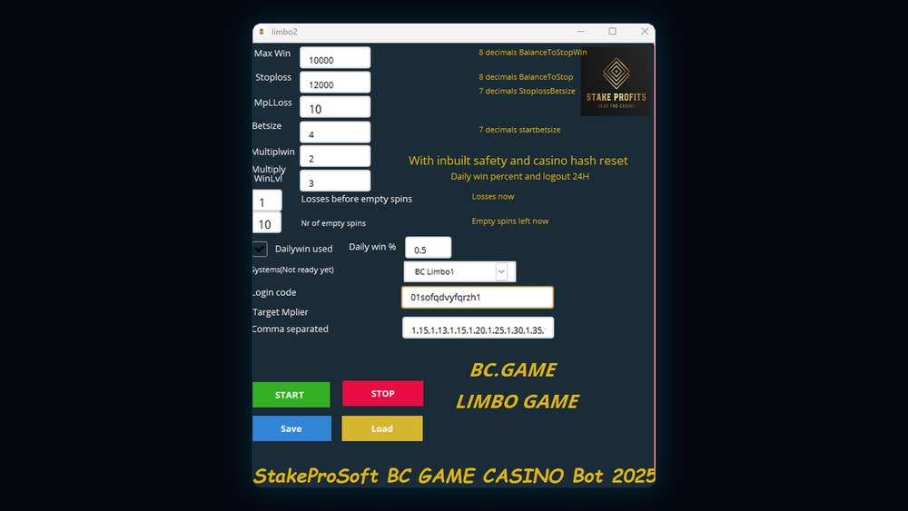BC.Game Casino Limbo Bot