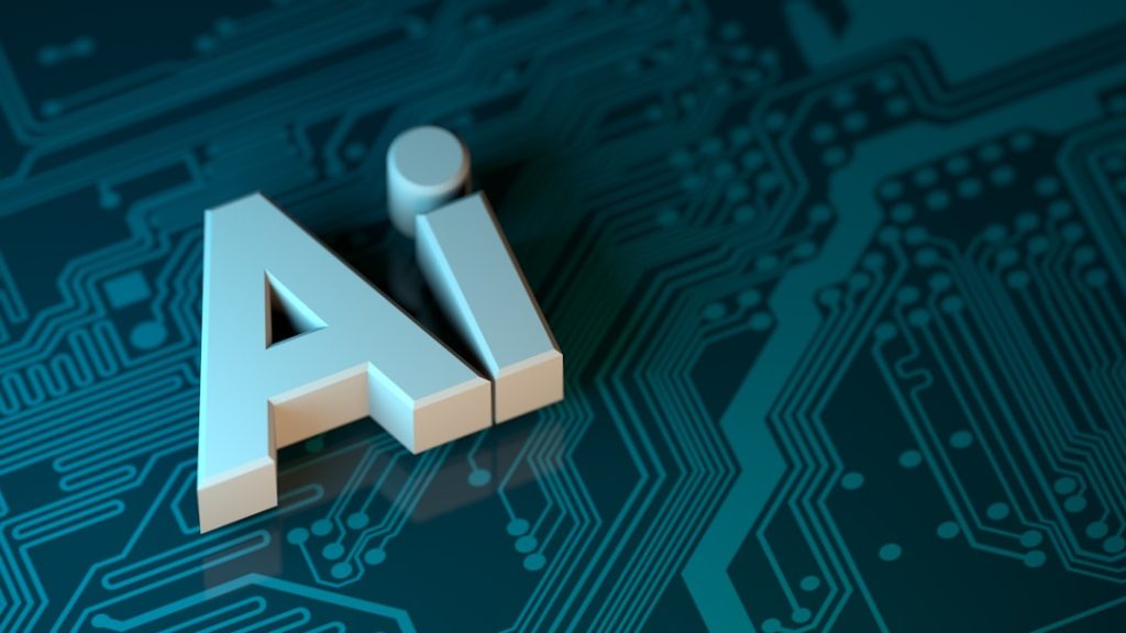 photo-1709120395858-92f1c7c577f5jpg - StakeProSoft 3D AI letters on a circuit board representing artificial intelligence in roulette bots