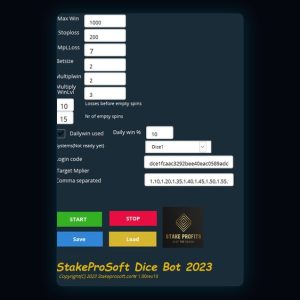 StakeProSoft Dice Bot 2025