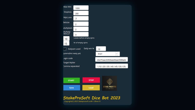 stake-dice-bot-2025 - StakeProSoft