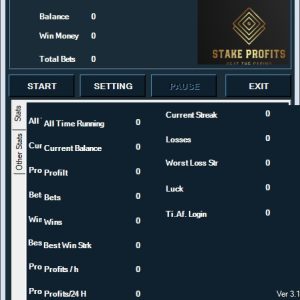 Chain Roulette Bot main window