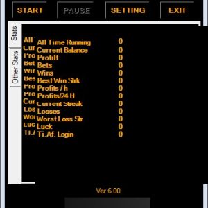 Stake Variator Pro main window